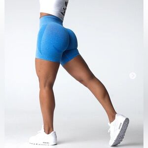 Ocean Blue Contour Seamless Shorts